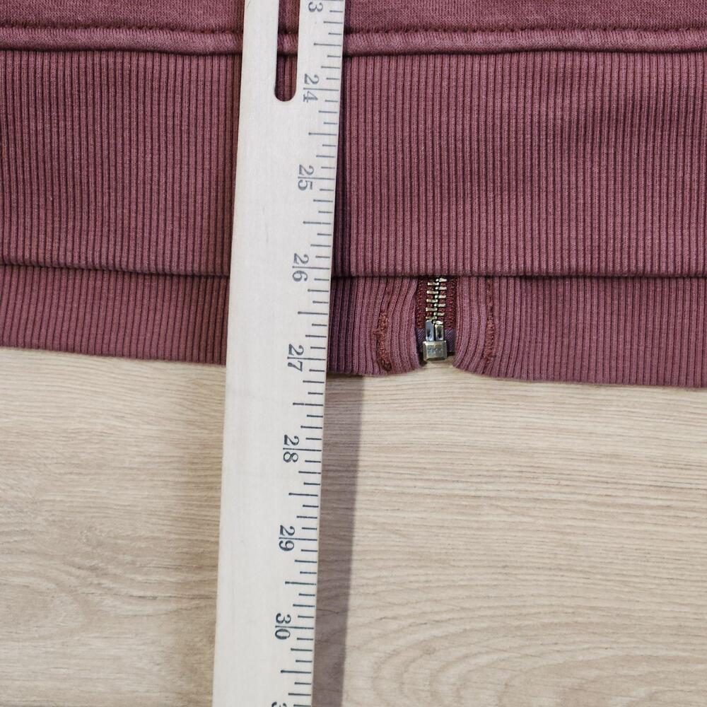 Carhartt Hoodie Sweatshirt Womens XL Relaxed Red Sherpa Lined Fleece Full Zip - Picture 8 of 9